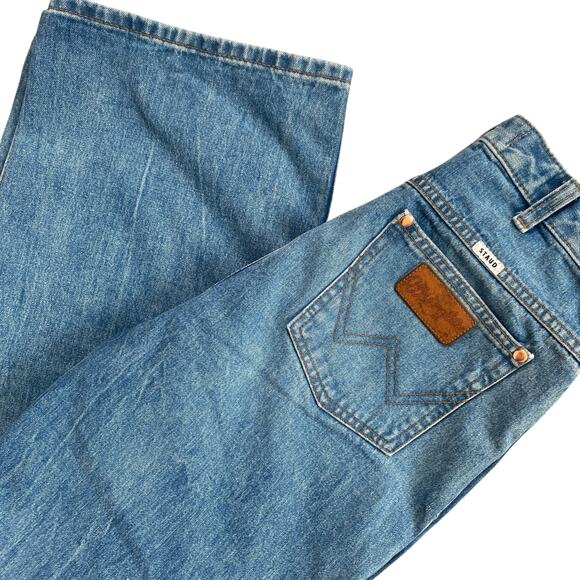 WRANGLER + STAUD the loose fit Jean 27x32 Light Wash Blue Wide Leg Mid Rise - Picture 9 of 12